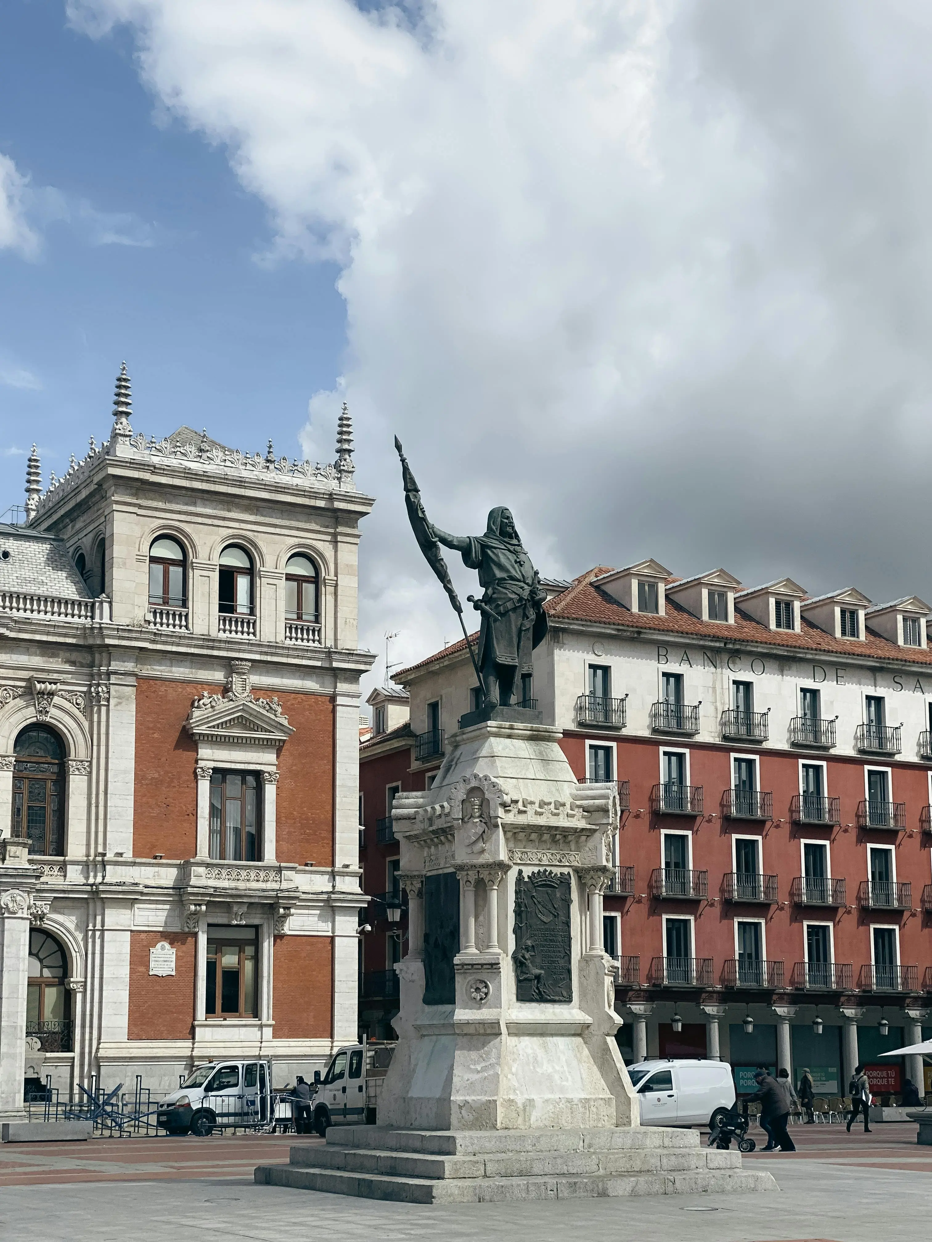 Plaza Mayor de Valladolid al atardecer